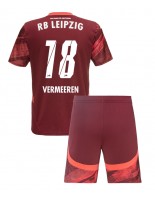 Otroške Nogometnih dresov RB Leipzig Arthur Vermeeren #18 Gostujoči 2024-25 Kratki rokavi (+ hlače)